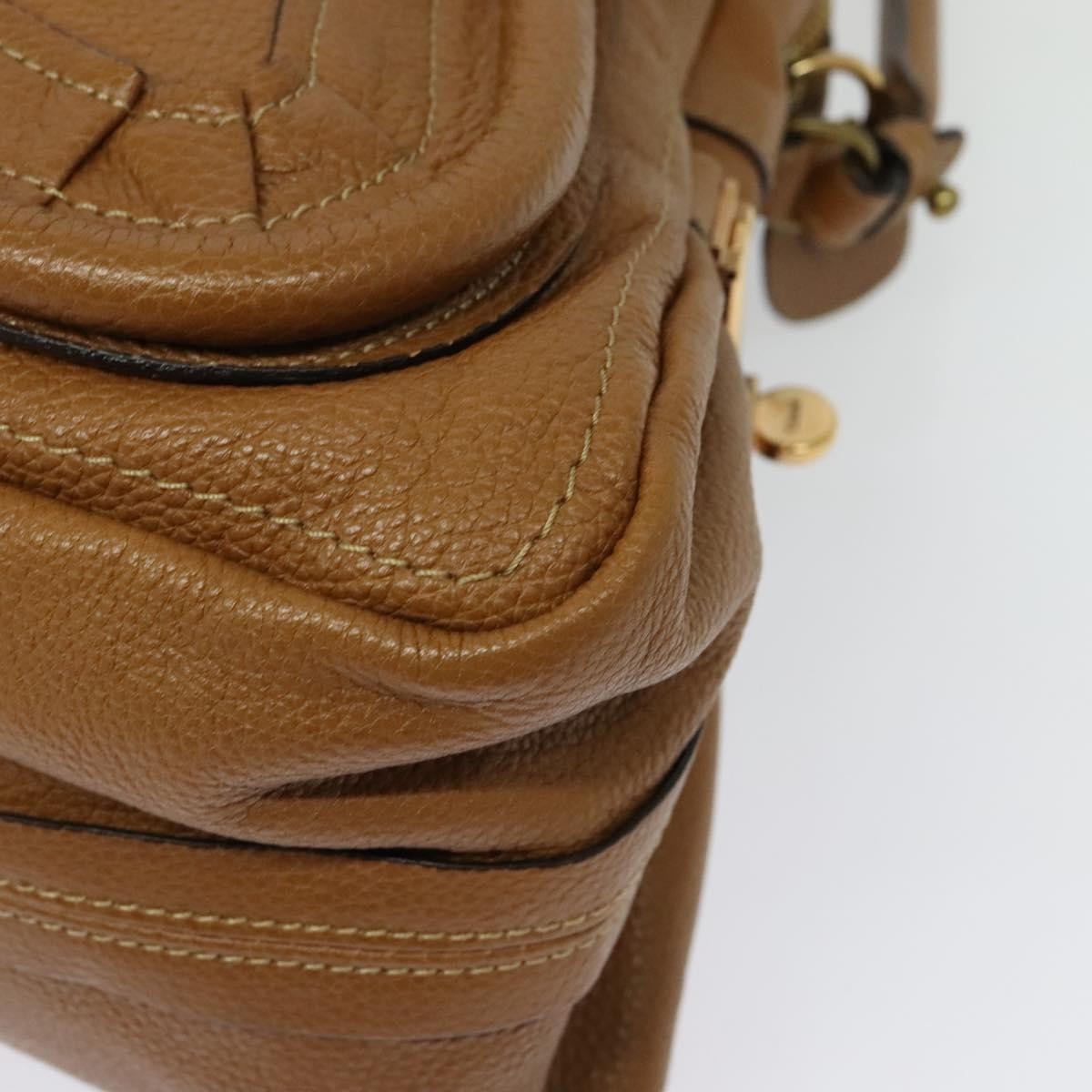 Chloe Darryl Hobo Leather, BROWN, LEATHER, Handbag