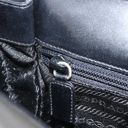 Prada Vintage Flap Shoulder Bag Leather, Black, Leather, Shoulder Bag