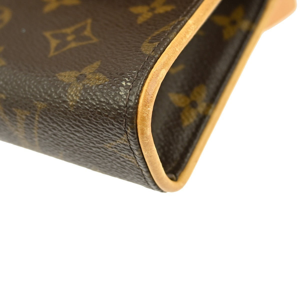 Louis Vuitton Florentine Waist Bag Monogram Canvas, BROWN, CANVAS, Clutche & pouche