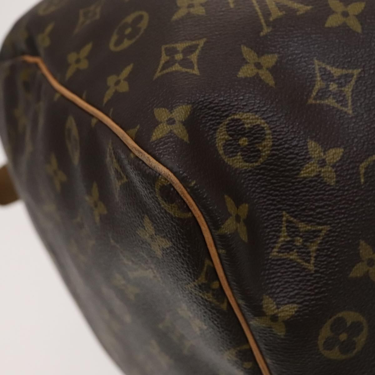 Louis Vuitton Keepall Bag Monogram Canvas, BROWN, CANVAS, Travel bag