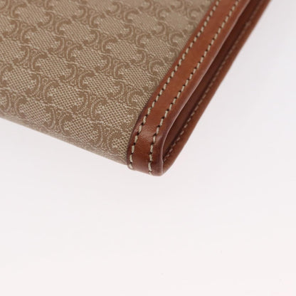 Celine Macadam Pochette Clutch, BEIGE, PVC, Clutche & pouche