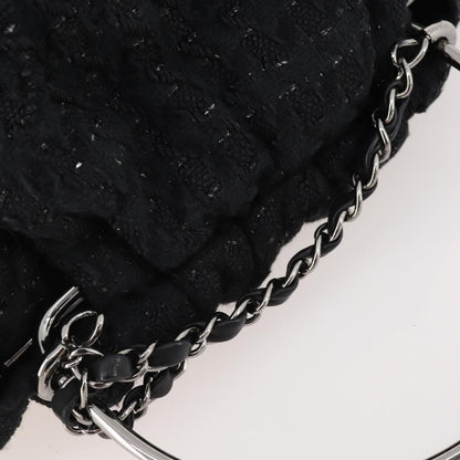 Chanel Knitting Satchel Boucle Tweed, Multicolour, Tweed, Handbag