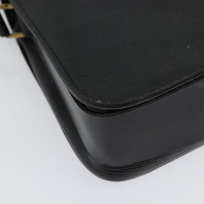 Louis Vuitton Cartouchiere Handbag Epi Leather, BLACK, LEATHER, Handbag
