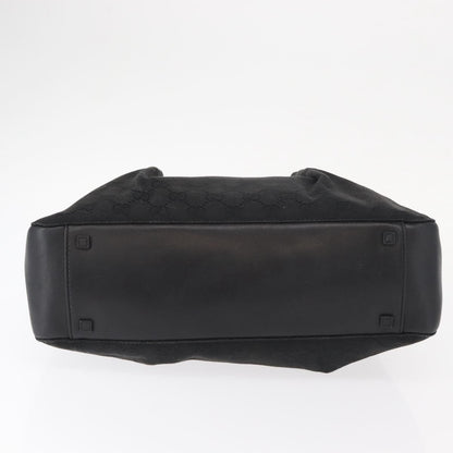 Gucci Vintage Handbag Canvas, BLACK, CANVAS, Handbag