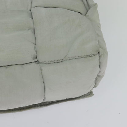 Bottega Veneta Padded Tech Cassette Crossbody Bag Intrecciato Nylon, GRAY, NYLON, Shoulder bag