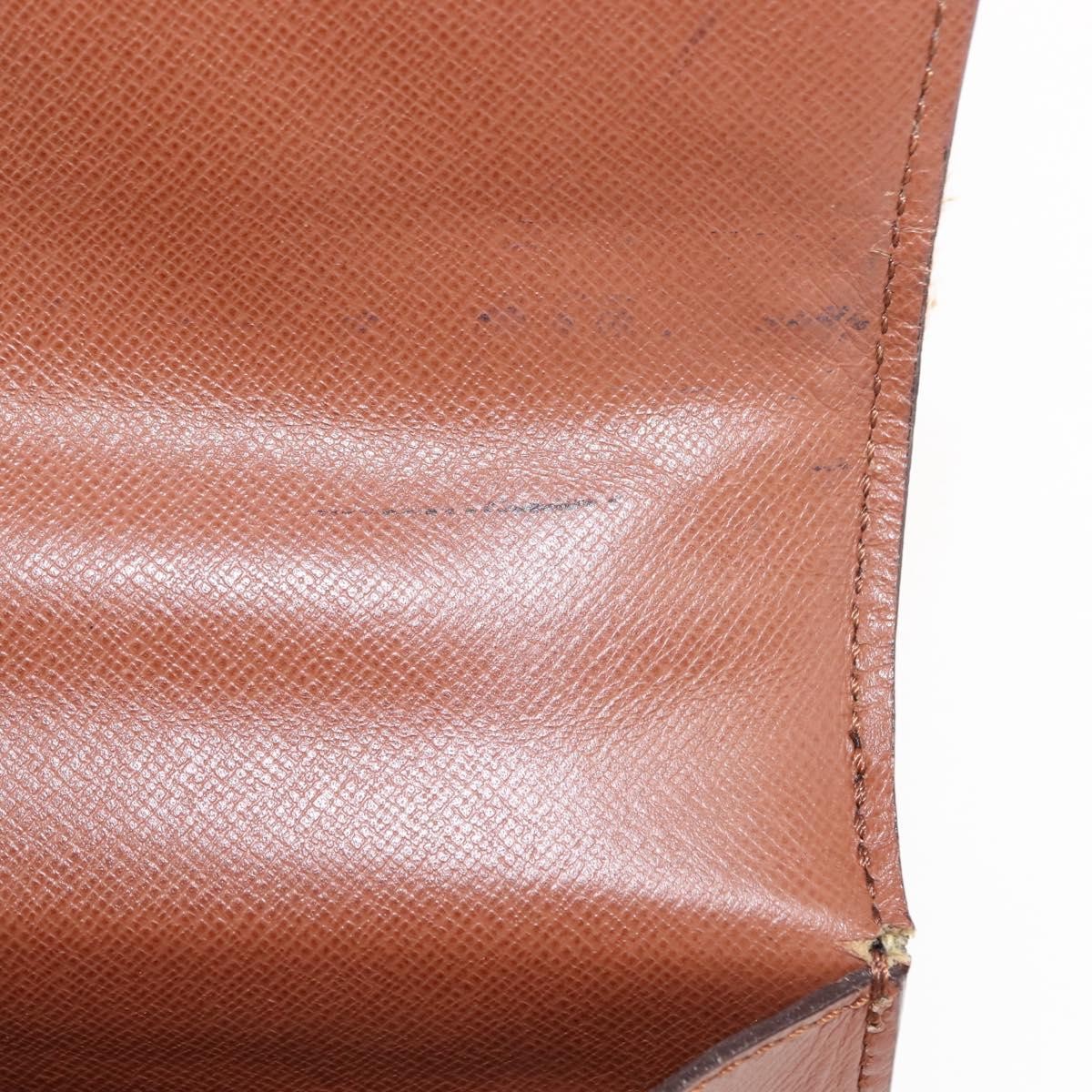 Louis Vuitton Malesherbes Handbag Monogram Canvas, BROWN, CANVAS, Handbag