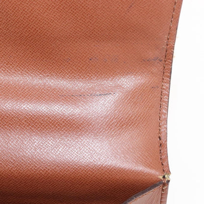 Louis Vuitton Malesherbes Handbag Monogram Canvas, BROWN, CANVAS, Handbag