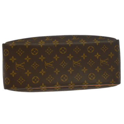 Louis Vuitton Deauville Handbag Monogram Canvas, BROWN, CANVAS, Handbag