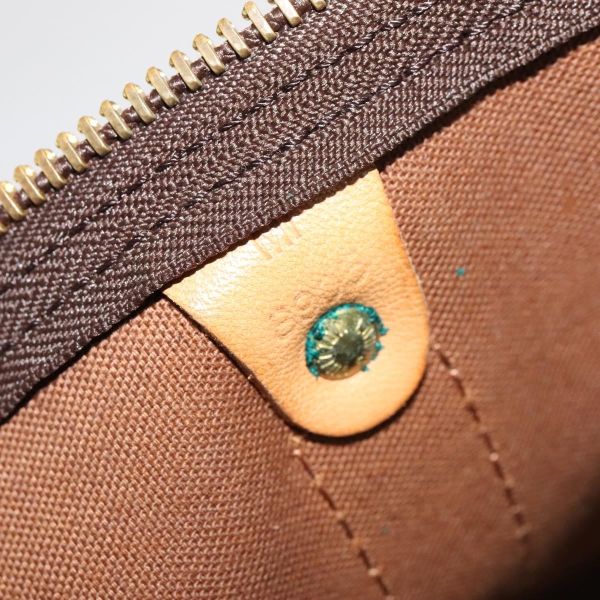 Louis Vuitton Keepall Bag Monogram Canvas, BROWN, CANVAS, Travel bag