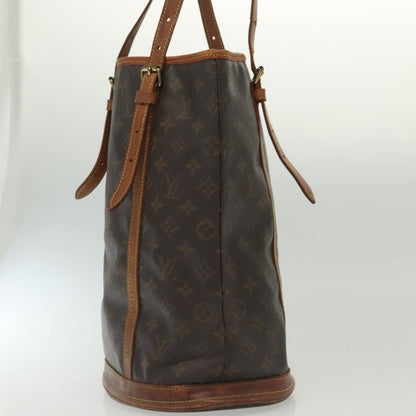 Louis Vuitton Bucket Bag Monogram Canvas, BROWN, CANVAS, Handbag