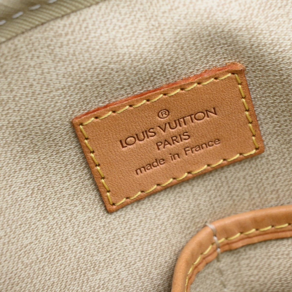 Louis Vuitton Trouville Handbag Monogram Canvas, BROWN, LEATHER, Handbag