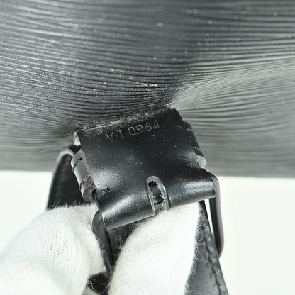 Louis Vuitton Sac a Dos Drawstring Backpack Epi Leather, BLACK, LEATHER, Backpack