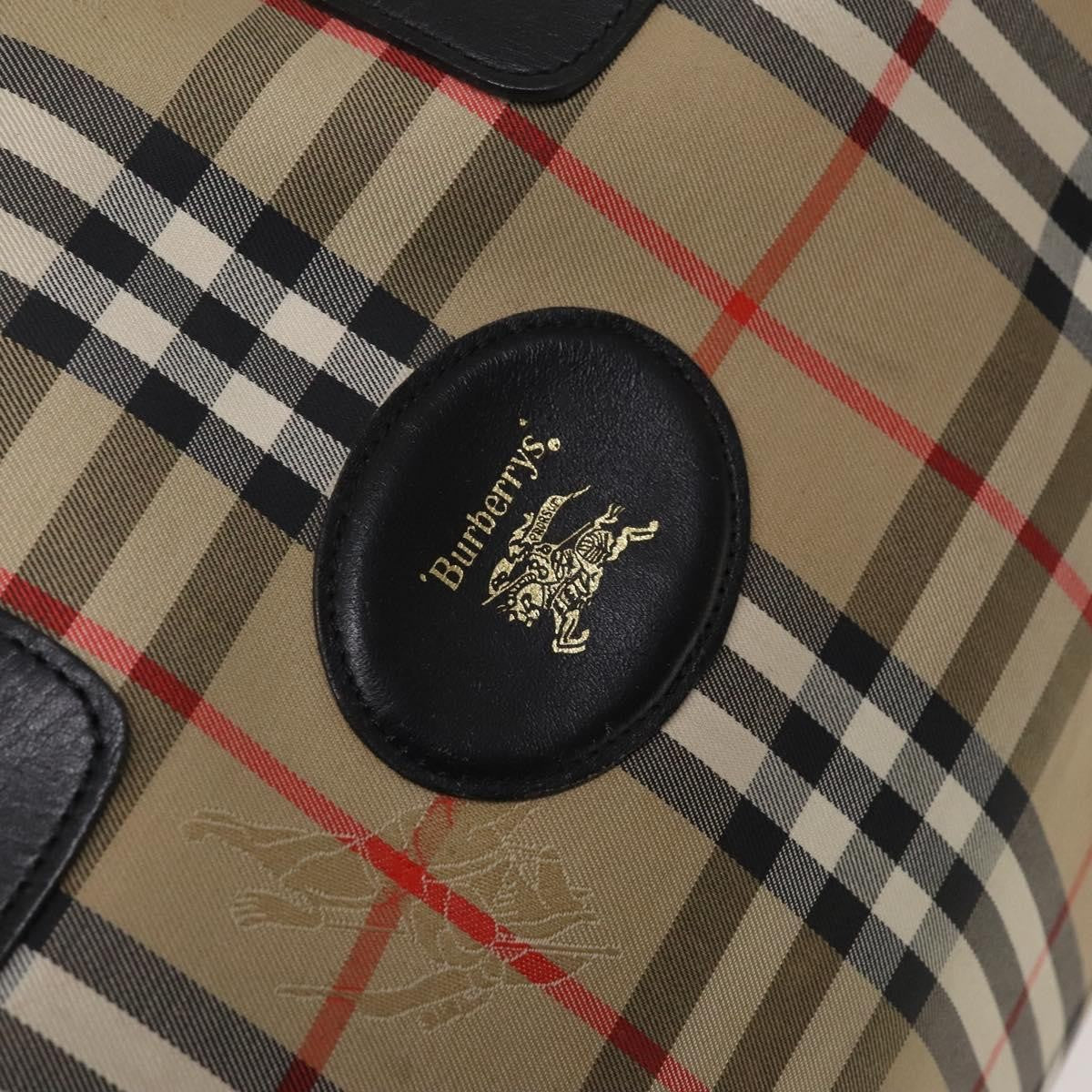 Burberry Nova check boston bag Canvas, BEIGE, CANVAS, Travel bag