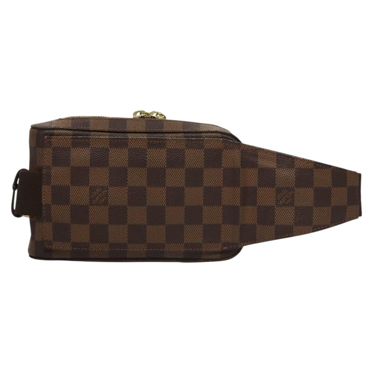 Louis Vuitton Geronimos Waist Bag Damier, BROWN, CANVAS, Shoulder bag