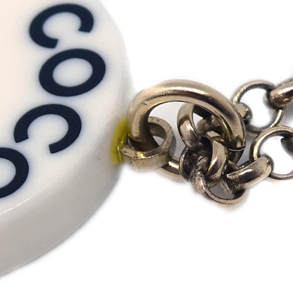 Chanel Vintage CC Pendent Necklace Plated Metal, GOLD, GOLD_PLATED, Necklace