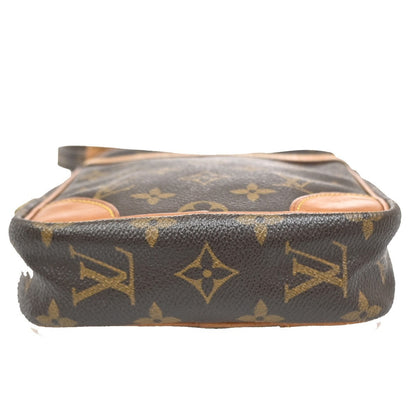 Louis Vuitton Danube Handbag Monogram Canvas, BROWN, LEATHER, Shoulder bag