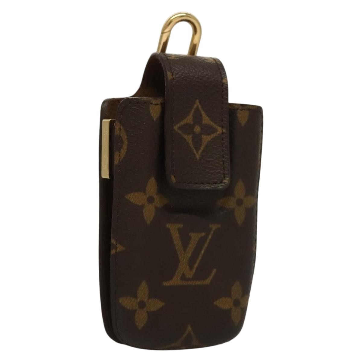 Louis Vuitton Etui Phone Case Monogram Canvas, BROWN, CANVAS, Tech accessory