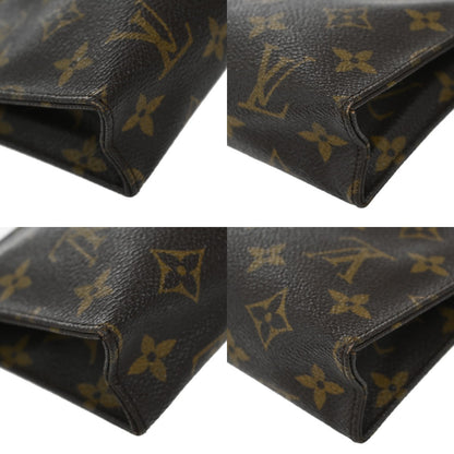 Louis Vuitton Toiletry Pouch Monogram Canvas, BROWN, CANVAS, Clutche & pouche