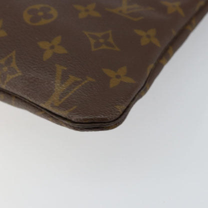 Louis Vuitton Vintage Document Holder Monogram Canvas, BROWN, CANVAS, Clutche & pouche