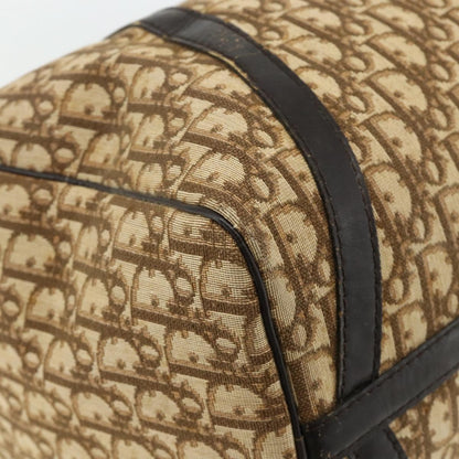 Christian Dior Vintage Trotter Boston Bag Diorissimo Canvas, Beige, Canvas, Handbag