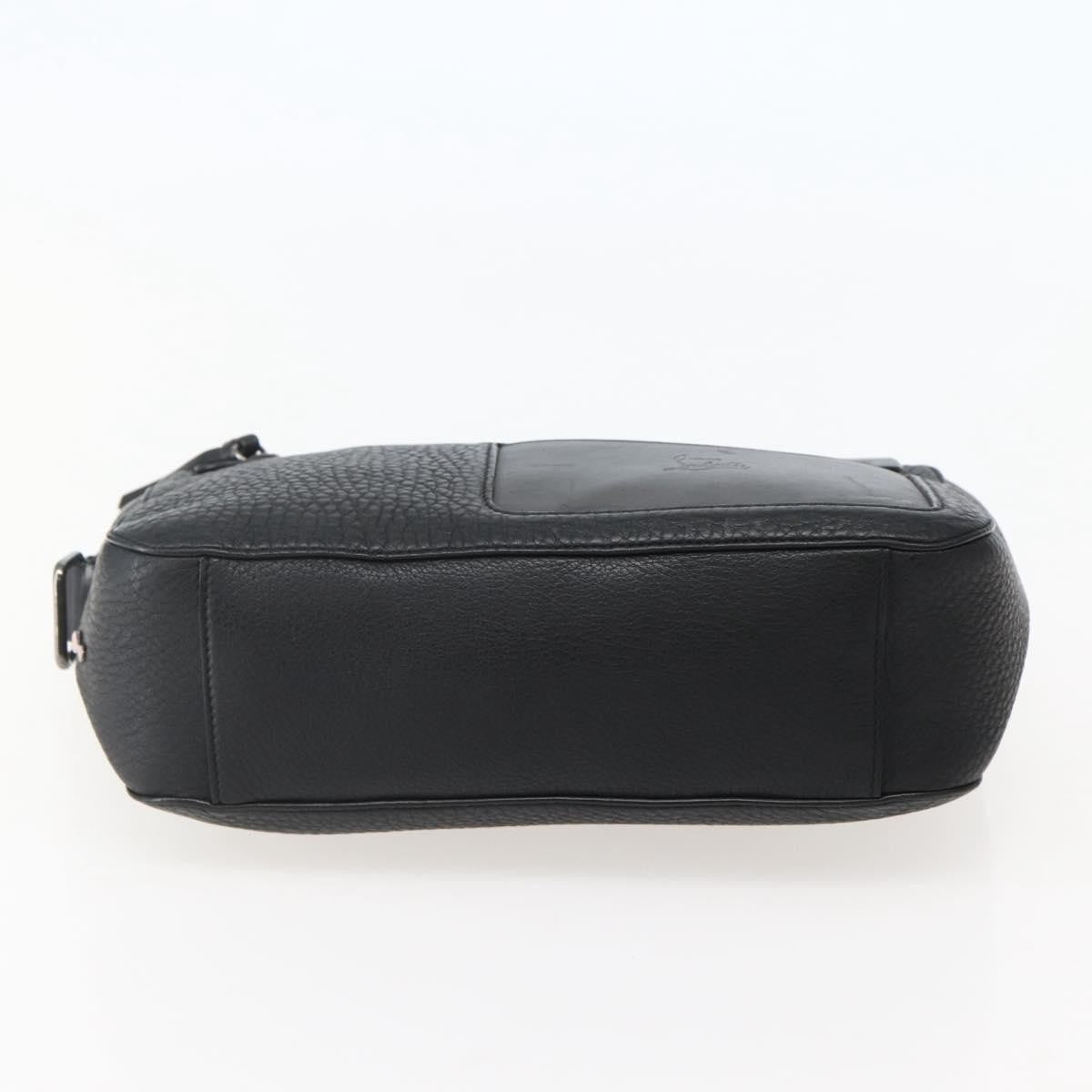 Christian Louboutin Loubiclutch Leather, BLACK, LEATHER, Clutche & pouche