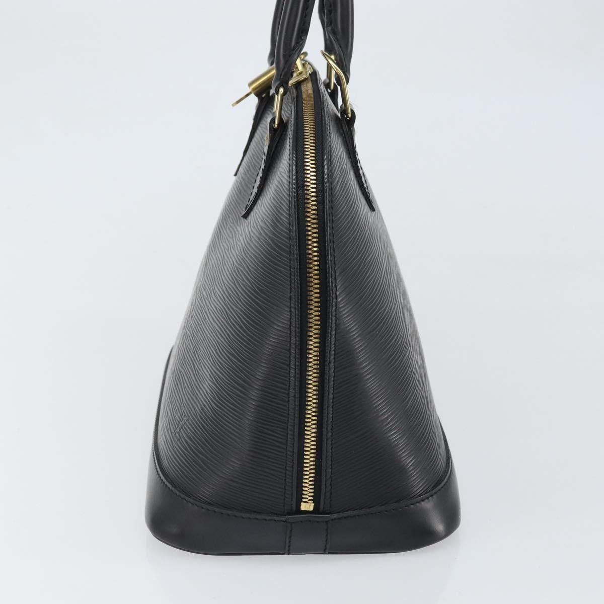 Louis Vuitton Alma Handbag Epi Leather, BLACK, LEATHER, Handbag