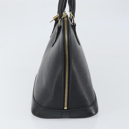 Louis Vuitton Alma Handbag Epi Leather, BLACK, LEATHER, Handbag