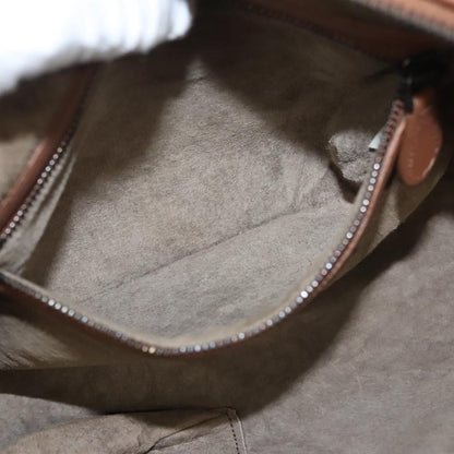 Bottega Veneta Intrecciato Leather, BROWN, LEATHER, Handbag