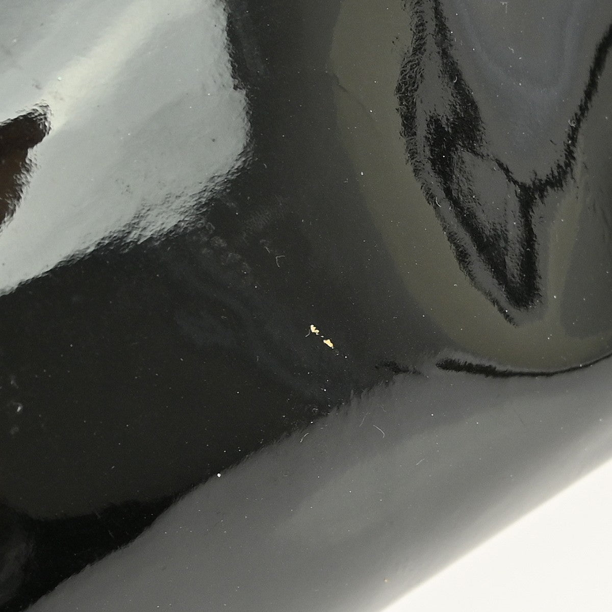 Fendi Chameleon Satchel Patent and Canvas, BLACK, PATENT_LEATHER, Handbag