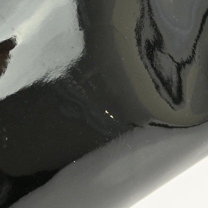 Fendi Chameleon Satchel Patent and Canvas, BLACK, PATENT_LEATHER, Handbag