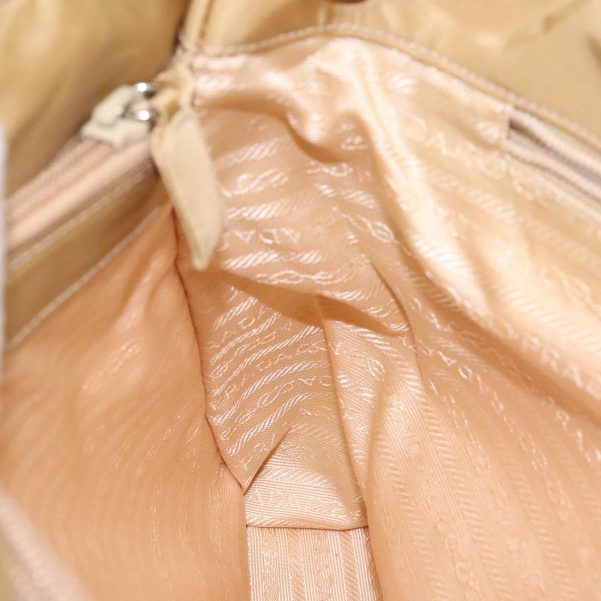 Prada Vintage Tote Tessuto, BEIGE, NYLON, Tote bag