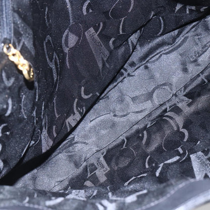 Salvatore Ferragamo Vala tote Canvas, BLACK, CANVAS, Tote bag