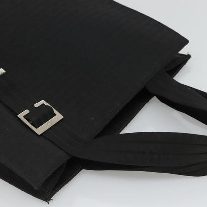 Christian Dior Vintage Tote Canvas, BLACK, CANVAS, Tote bag