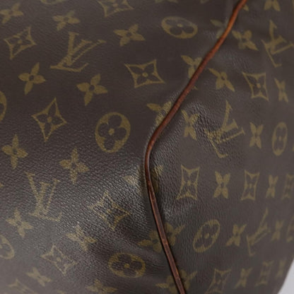 Louis Vuitton Keepall Bag Monogram Canvas, BROWN, CANVAS, Travel bag