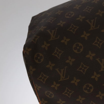 Louis Vuitton Keepall Bandouliere Bag Monogram Canvas, BROWN, CANVAS, Travel bag