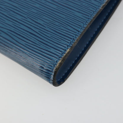 Louis Vuitton Pochette Accessoires Epi Leather, Blue, Leather, Clutch