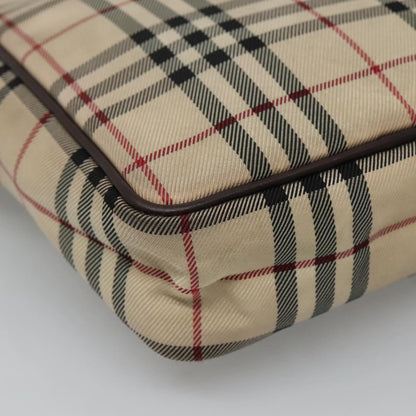 Burberry Zip Messenger Bag Nylon, BEIGE, NYLON, Shoulder bag