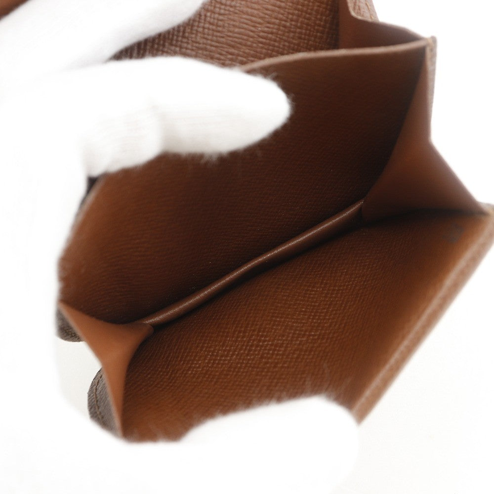 Louis Vuitton Porte Monnaie Gousset Canvas, BROWN, CANVAS, Wallets