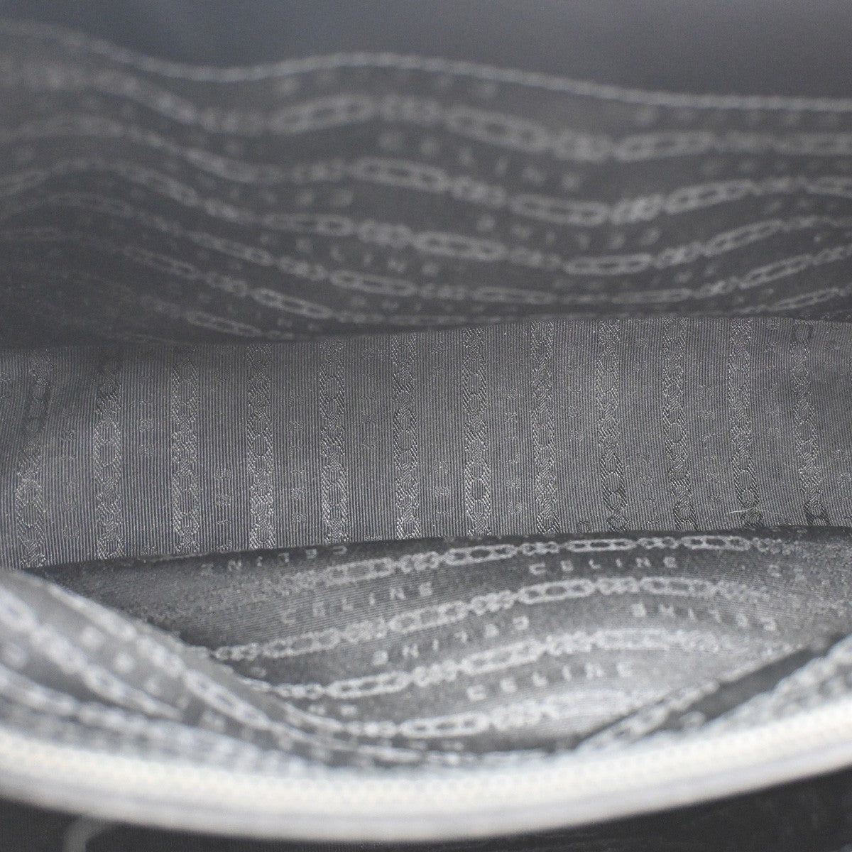 Celine Boogie Satchel Leather, BLACK, LEATHER, Tote bag