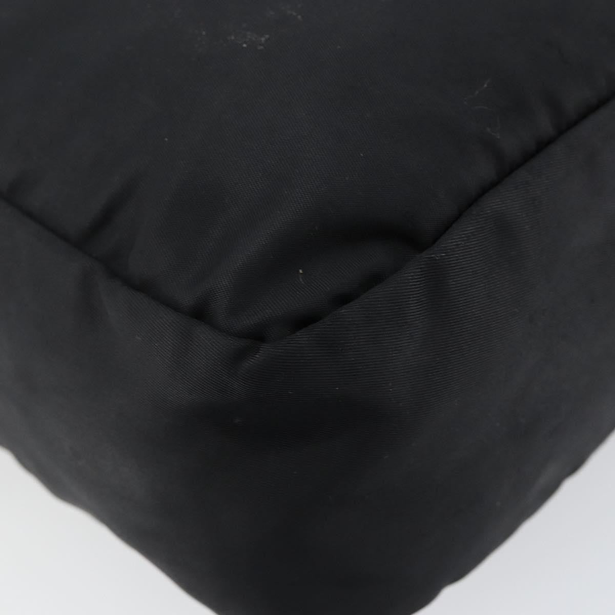 Prada Front Pocket Messenger Bag Tessuto, BLACK, NYLON, Shoulder bag