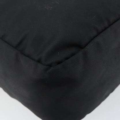 Prada Front Pocket Messenger Bag Tessuto, BLACK, NYLON, Shoulder bag