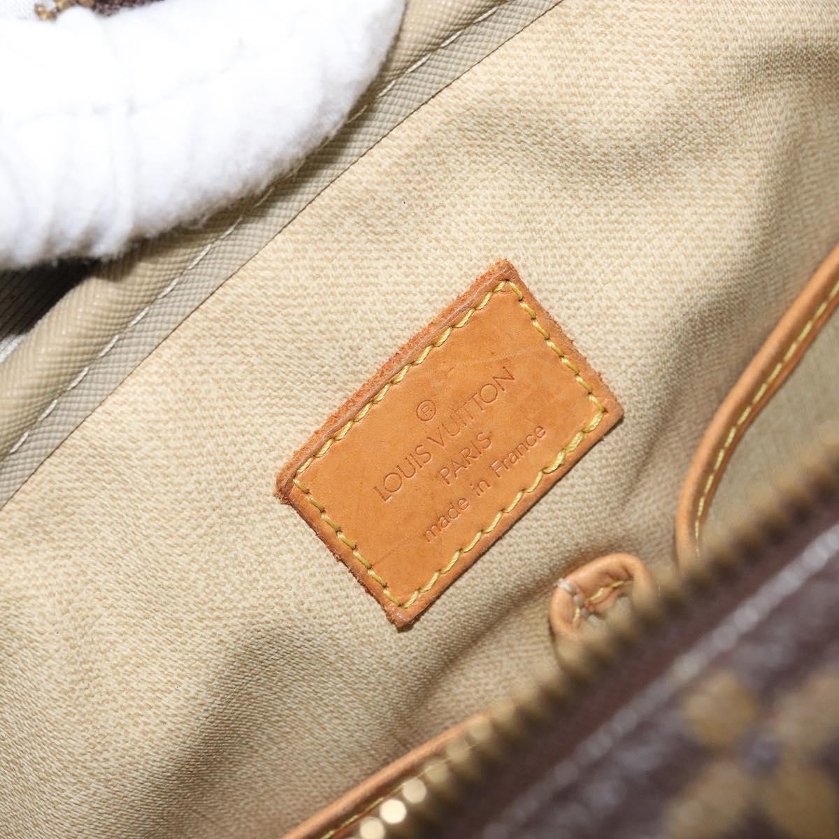 Louis Vuitton Trouville Handbag Monogram Canvas, BROWN, CANVAS, Handbag