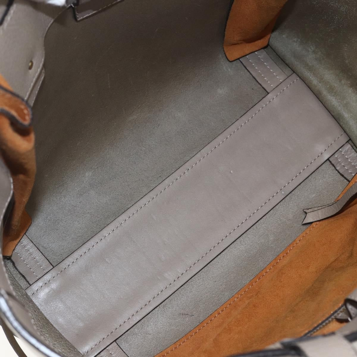 Chloe Milo Shopping Tote Leather, BEIGE, LEATHER, Tote bag