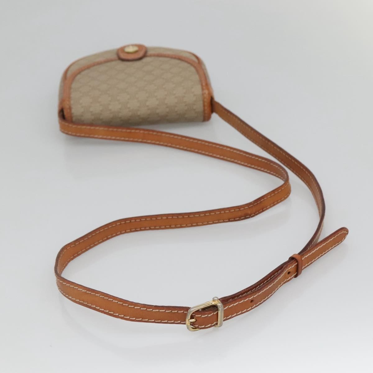 Celine Macadam Shoulder Bag PVC Leather, BEIGE, PVC, Shoulder bag