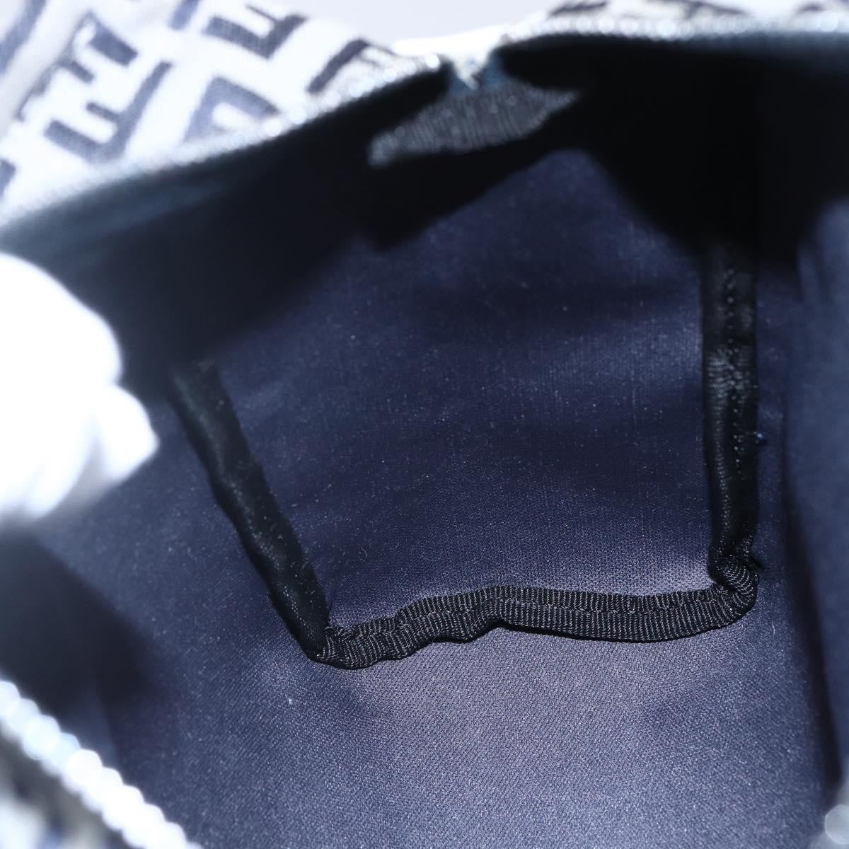 Fendi Vintage Top Handle Bag Zucchino, NAVY, CANVAS, Tote bag