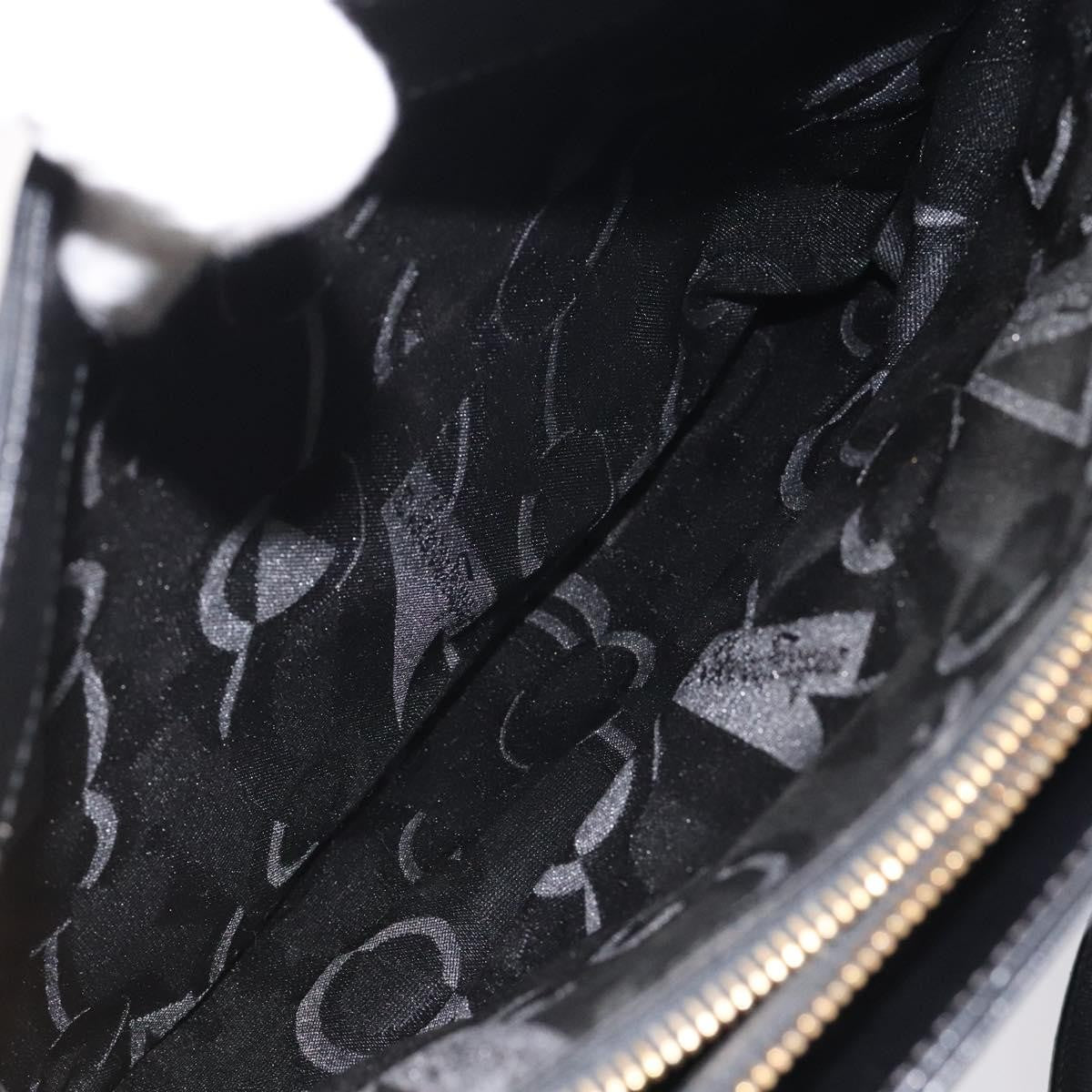 Salvatore Ferragamo Gancini Shoulder Bag Leather, BLACK, LEATHER, Shoulder bag