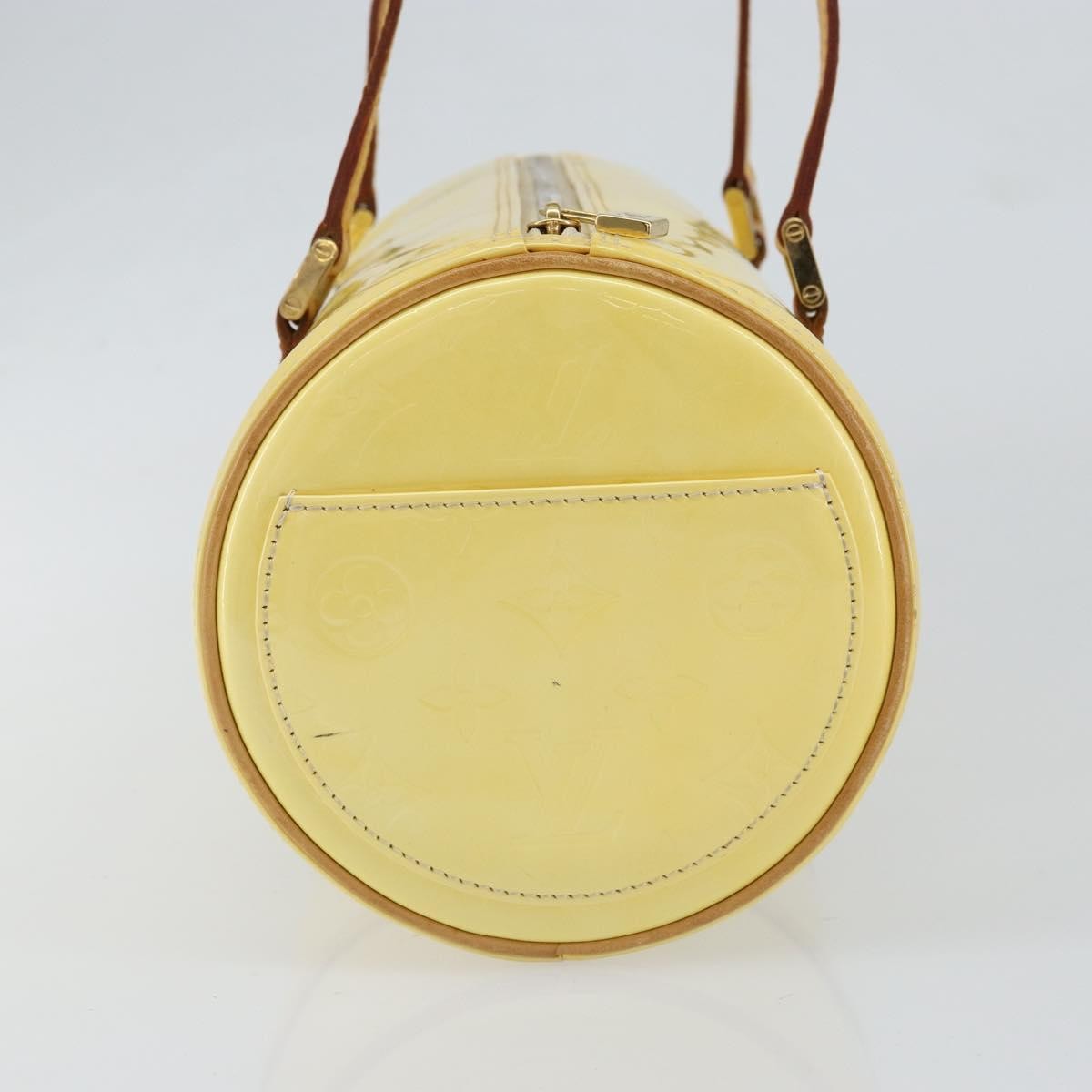 Louis Vuitton Bedford Handbag Monogram Vernis, BEIGE, PATENT_LEATHER, Handbag