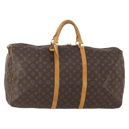 Louis Vuitton Keepall Bandouliere Bag Monogram Canvas, Brown, Canvas, Travel Bag