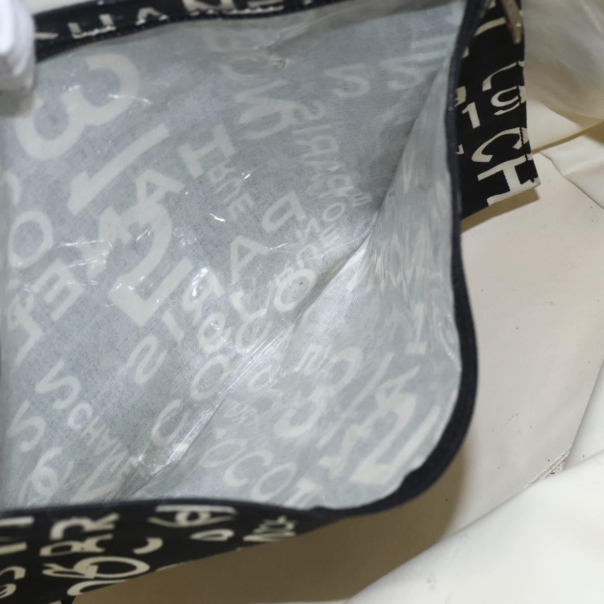 Chanel 31 Rue Cambon Beach Zip Tote Printed Canvas, BLACK, CANVAS, Tote bag