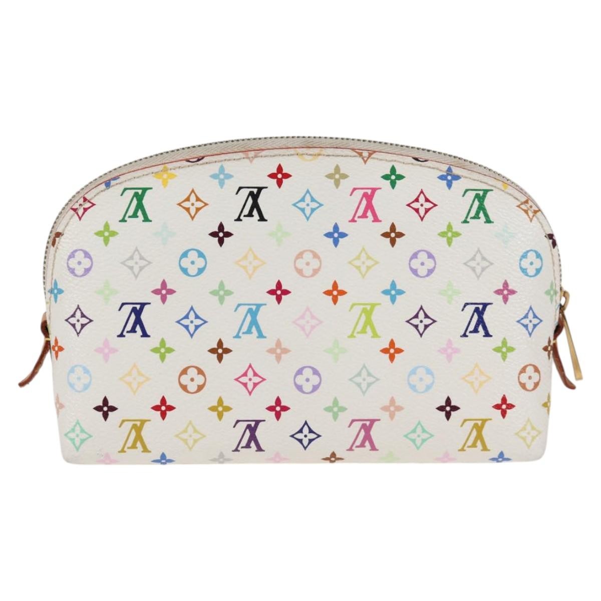 Louis Vuitton Cosmetic Pouch Monogram Canvas, WHITE, CANVAS, Toiletry Case